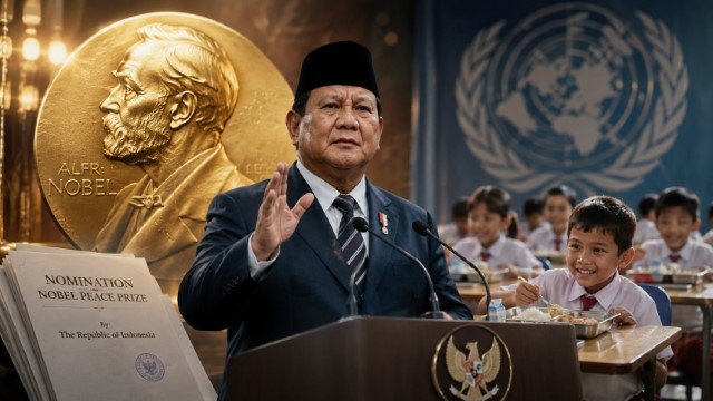 GEMPAR! Publikasi Ilmiah Prabowo Ajukan MBG untuk Nobel Perdamaian Disorot, Terdeteksi AI 93 Persen