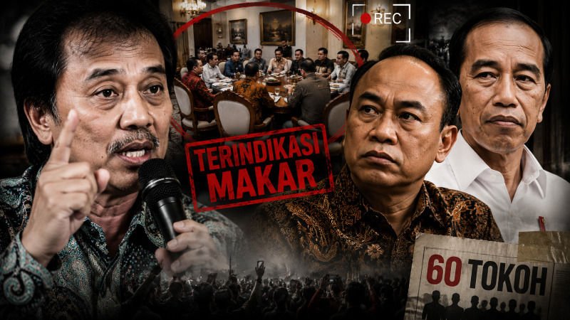 GEMPAR! Roy Suryo Sebut Video Viral Budi Arie dan Jokowi Terindikasi Makar, Bongkar Pertemuan 60 Tokoh Misterius