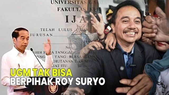 Gaduh Ijazah Jokowi Asli atau Palsu, Rektor UGM Beri Peringatan Keras ke Roy Suryo Cs!