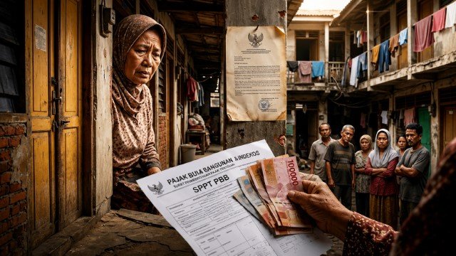 Geger Kebijakan Pajak Baru Negara Nekat Kejar Setoran Lewat Pajak Kontrakan, Rakyat Kecil Terancam Menggelandang!