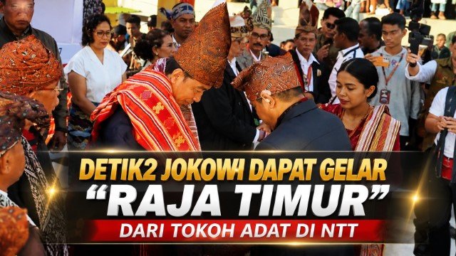 Gelar Baru Jokowi! Tokoh Adat Kerajaan NTT Nobatkan Sang Mantan Presiden Jadi 'Raja Timur'