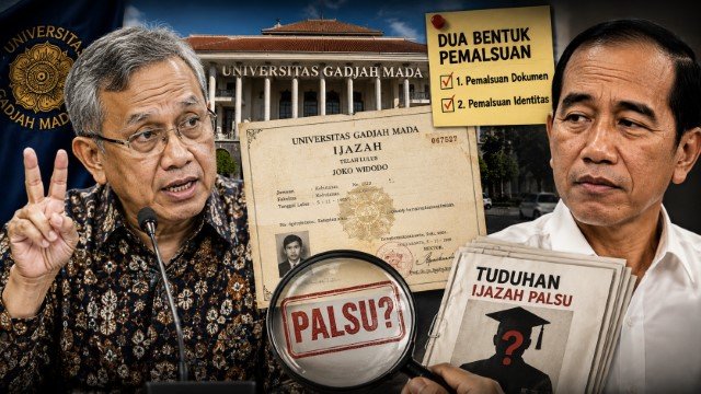 Guru Besar UGM Tantang Pembuktian Tuduhan Ijazah Jokowi: Ungkap Ada Dua Bentuk Pemalsuan!