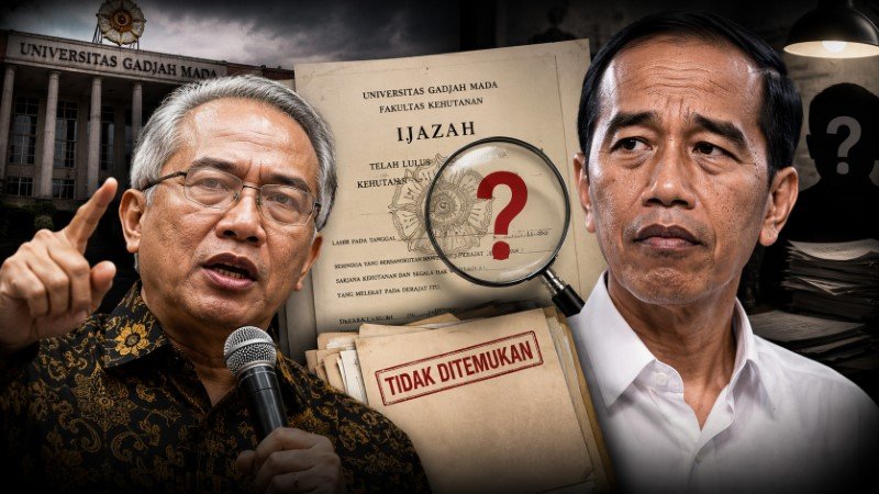 HEBOH! Ahli Nuklir Alumni Asli UGM Bongkar Fakta Mengejutkan Soal Ijazah Jokowi Tidak Pernah Ada
