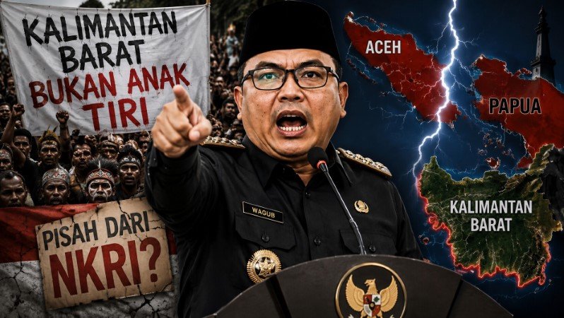 HEBOH! Wagub Kalimantan Barat Ngamuk dan Ancam Jadi ‘Papua dan Aceh’ Berikutnya, Ancam Lepas dari NKRI?