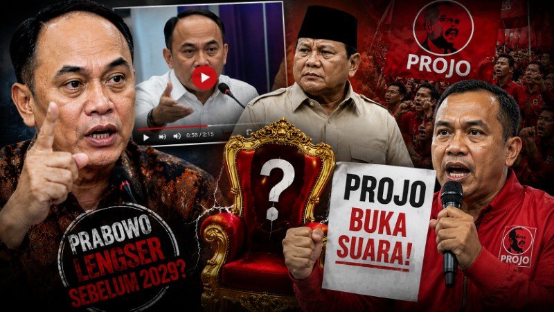 Heboh Video Budi Arie Sebut Prabowo 'Lengser' Sebelum 2029, Projo Akhirnya Buka Suara!