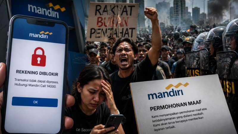 Jadi Sorotan! Rekening Warga 'Diblokir' Saat Demo di DPR, Aliansi Masyarakat Pati Merasa Terzalimi, Bank Mandiri Minta Maaf