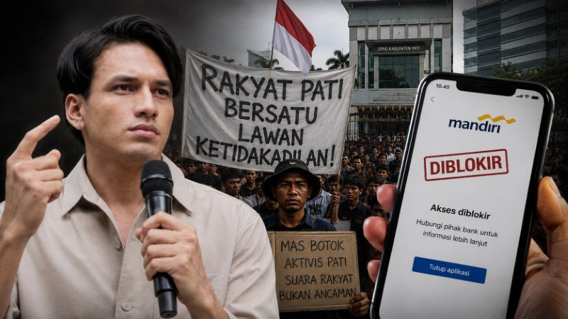 Jefri Nichol Sesalkan Rekening Aktivis Pati Mas Botok 'Diblokir' Jelang Aksi 27 Agustus Belum Demo Sudah Dibungkam!