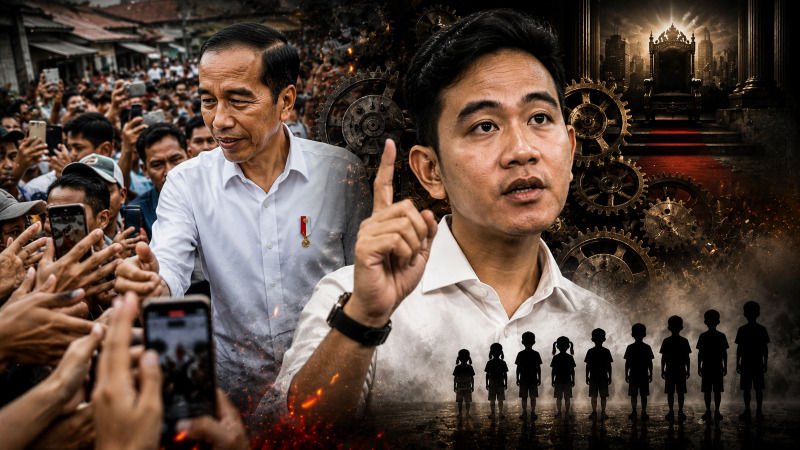 Jokowi Blusukan, Gibran Menyusul Saya Sedang Bangun 'Mesin Politik' Untuk Anak-Anak Saya!