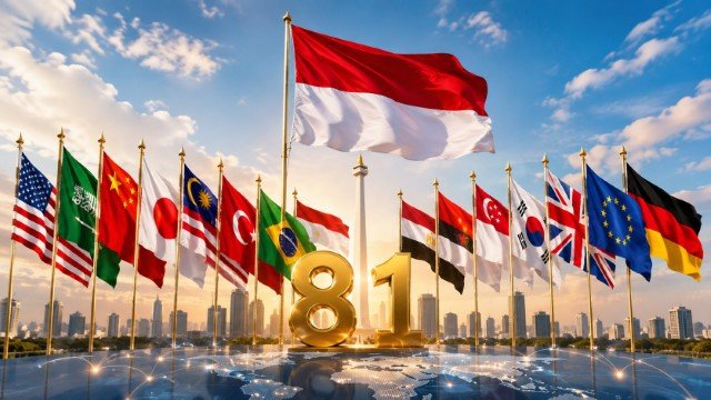 Kado Kemerdekaan untuk Indonesia! Deretan Negara Sahabat Termasuk Mesir dan Jerman Sampaikan Selamat HUT ke-81 RI