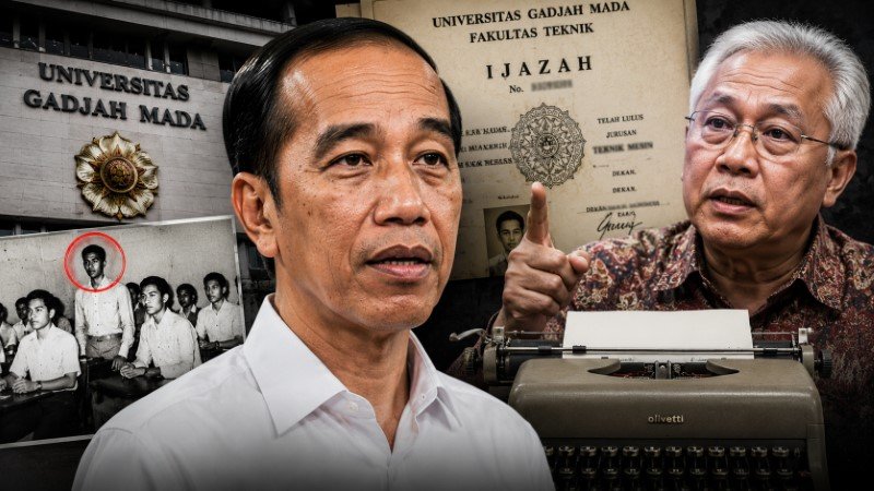 Kisah Masa Kuliah Terkuak Teman Seangkatan Jokowi di UGM Ungkap 'Misteri' Soal Ijazah hingga Skripsi Mesin Ketik!