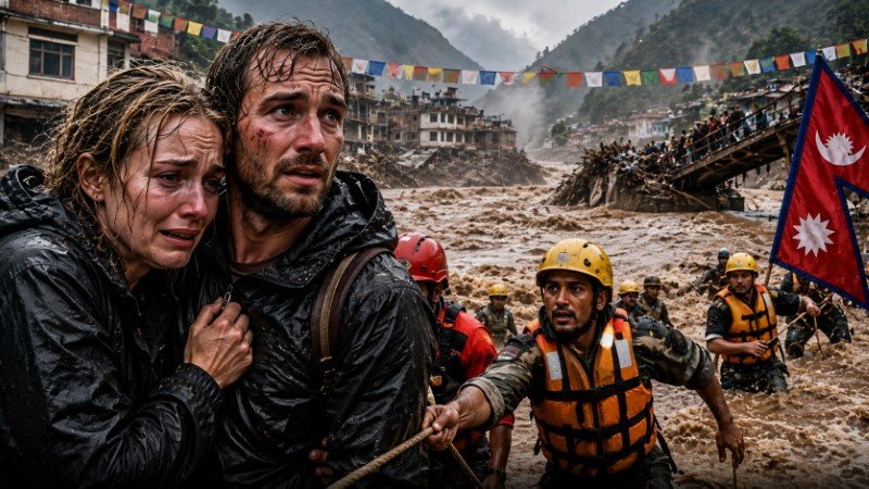 Kisah Mencekam Pasangan California ‘Lolos’ Dari Maut Saat Banjir Bandang Nepal
