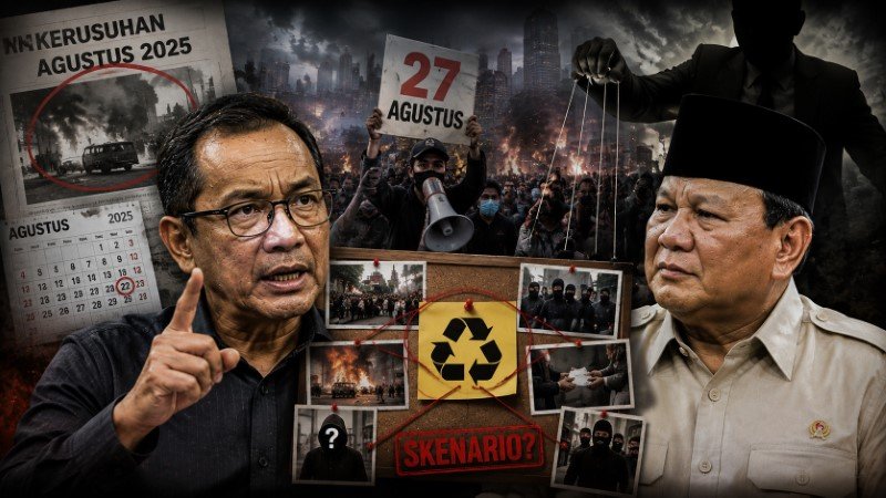 Konspirasi Terbongkar Aktivis 98 Sebut Demo 27 Agustus Jadi Ajang 'Daur Ulang' Kerusuhan Agustus 2025!