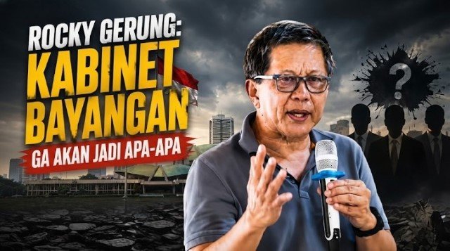 Kritik Pedas Rocky Gerung Anggota Kabinet Bayangan Punya Kapasitas, Tapi Gagal Pahami Paradigma Kekuasaan!