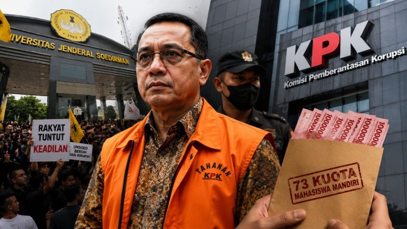 Memalukan! Unsoed Akhirnya Buka-Bukaan Soal Skandal 73 Kuota Mahasiswa Mandiri Diduga ‘Dijual’ Rektor Mereka Yang Kini Ditahan KPK