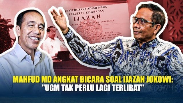 Mahfud MD Desak Jokowi Hadir di Sidang Ini Urusan Ijazah Palsu, Buktikan Dulu!