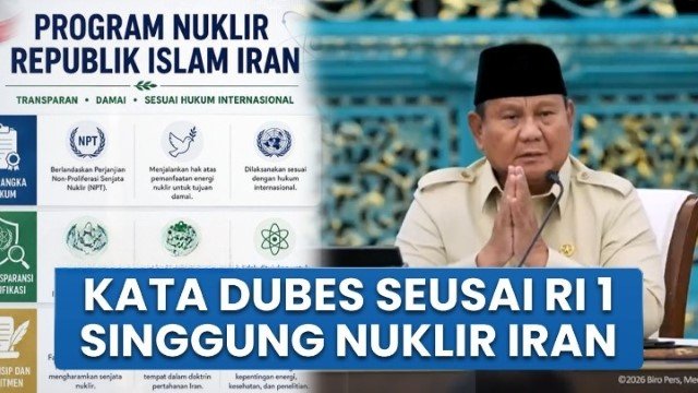 Mantan Dubes RI Untuk Iran Turun Tangan, Kasih Paham Prabowo Soal Tuduhan Senjata Nuklir!