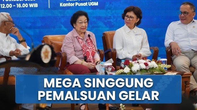 Megawati Gelar Profesor Saya Tiga dan Doktornya Sebelas, Tapi Gak Beli Loh!