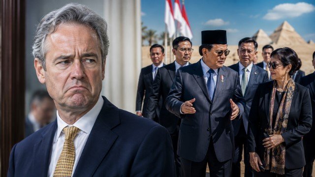 Muka Kecut Dubes Belanda di Mesir, Langsung Masam Melihat Lawatan Bersejarah Delegasi RI!