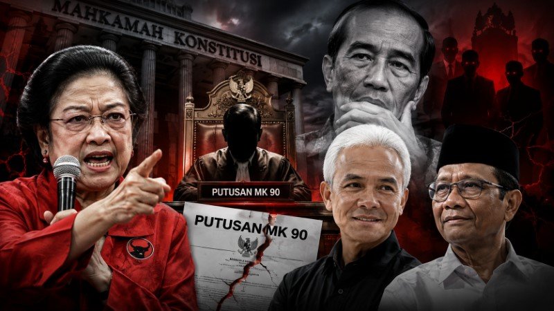 PDIP Bongkar 'Sisi Gelap' Putusan MK 90 Ambisi Kekuasaan Keluarga Jokowi Bikin Ganjar-Mahfud Jadi Korban!