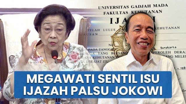 PDIP Terus Diseret Kasus Ijazah Jokowi, Megawati Geram Yang Harusnya Disalahkan Itu KPU!
