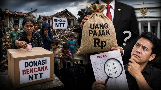 Pemerintah Galang 'Donasi' Bencana NTT, Publik Ramai-Ramai Pertanyakan Uang Pajak Kita Kemana