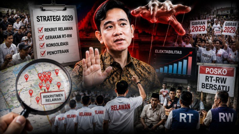 Pengamat Bongkar 'Manuver Licik' Gibran Rekrut Relawan hingga RT-RW Untuk Persiapan 2029!