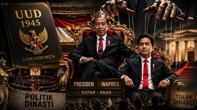 Pengamat: Pengamat: Amandemen UUD 1945 Jadi Jalan Lahirnya Politik Dinasti, Model Presiden-Wapres Bapak-Anak!