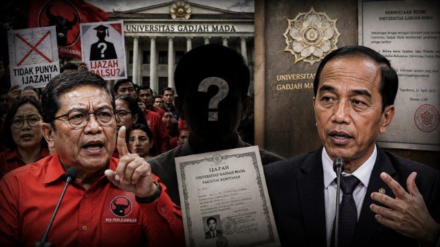 Penjelasan Humas UGM Ditanggapi PDIP: Bukti Nyata Jokowi Makin Jelas Tak Punya Ijazah Sarjana!