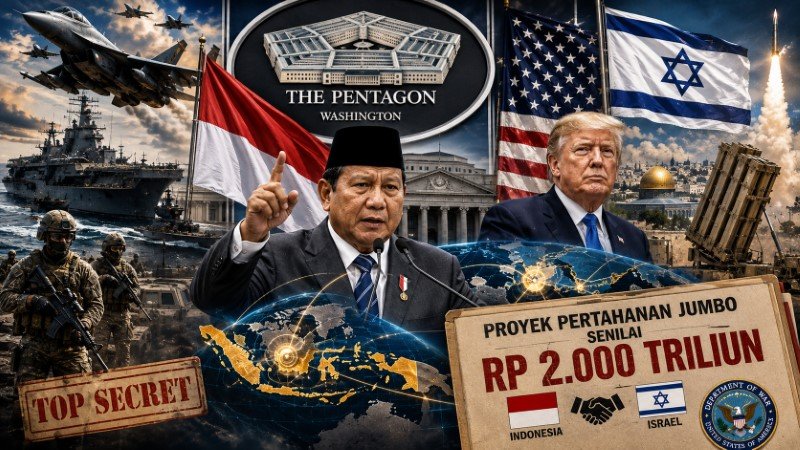 Pentagon Bongkar Rahasia Besar! Kementerian Perang AS Sebut Nama Indonesia dan Israel dalam Proyek Jumbo Senilai Rp 2.000 Triliun