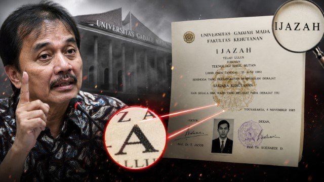Polemik Ijazah Jokowi Kembali Memanas: Roy Suryo Temukan Kejanggalan Huruf ‘A’ Yang Berbeda Dengan Teman Seangkatan!