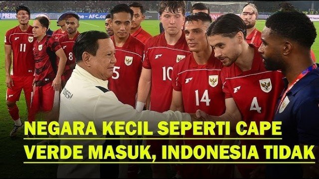 Prabowo Sedih Cape Verde Bisa ke Piala Dunia, Padahal Penduduknya Cuma Sebanyak Sumedang