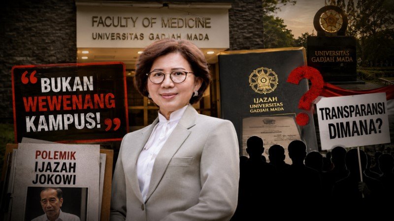 Publik Kembali Ungkit Pernyataan Rektor UGM Terkait Polemik Ijazah Jokowi Sebut Bukan Wewenang Kampus!