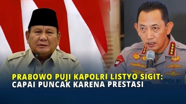 Pujian Prabowo ke Listyo Sigit di Tengah Isu Pergantian Kapolri Saya Bangga, Rakyat Juga Mengakui!