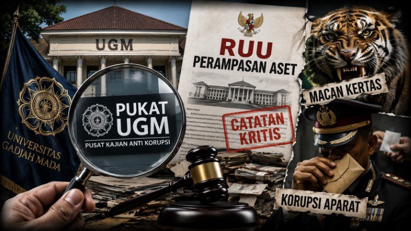 Pukat UGM Kuliti Habis 'Cacat Fatal' RUU Perampasan Aset Ancaman Macan Kertas hingga Korupsi Aparat!