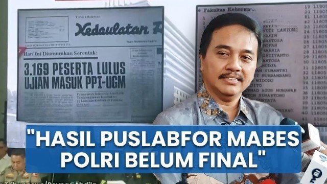Puslabfor Polri Turun Tangan! Periksa Arsip Akademik Jokowi di Tengah Polemik Ijazah, UGM Akhirnya Beberkan Hasil Mengejutkan Ini