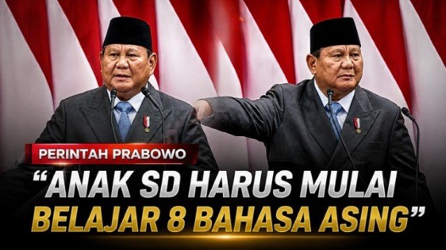 Ramai Kritik Keras Kebijakan Baru Prabowo Wacana Belajar Bahasa Asing Sejak Dini Beban Mental dan Anggaran Sia-Sia!