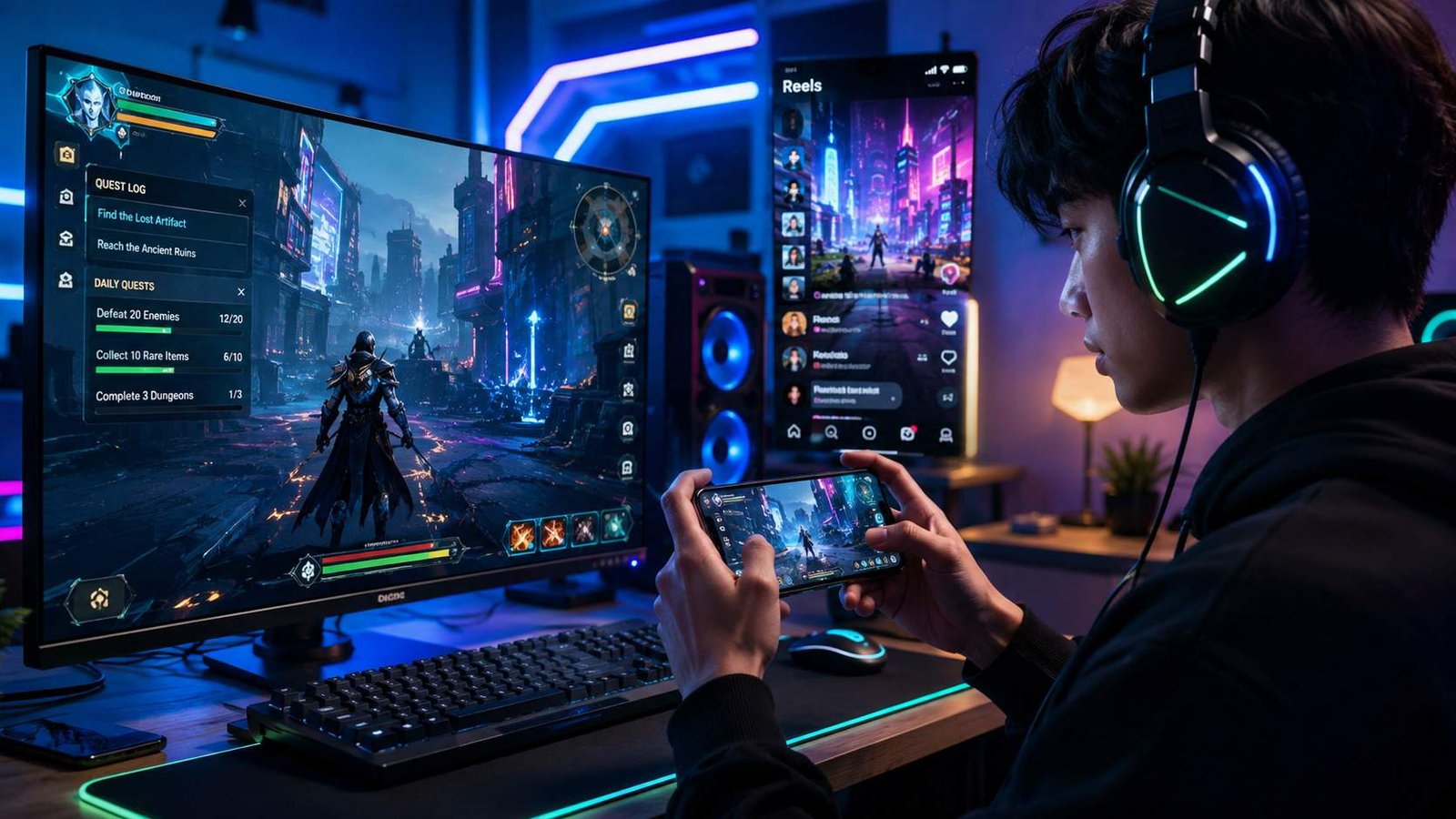 Reels Neon dan Sistem Quest Arah Baru dalam Perkembangan Game Online 