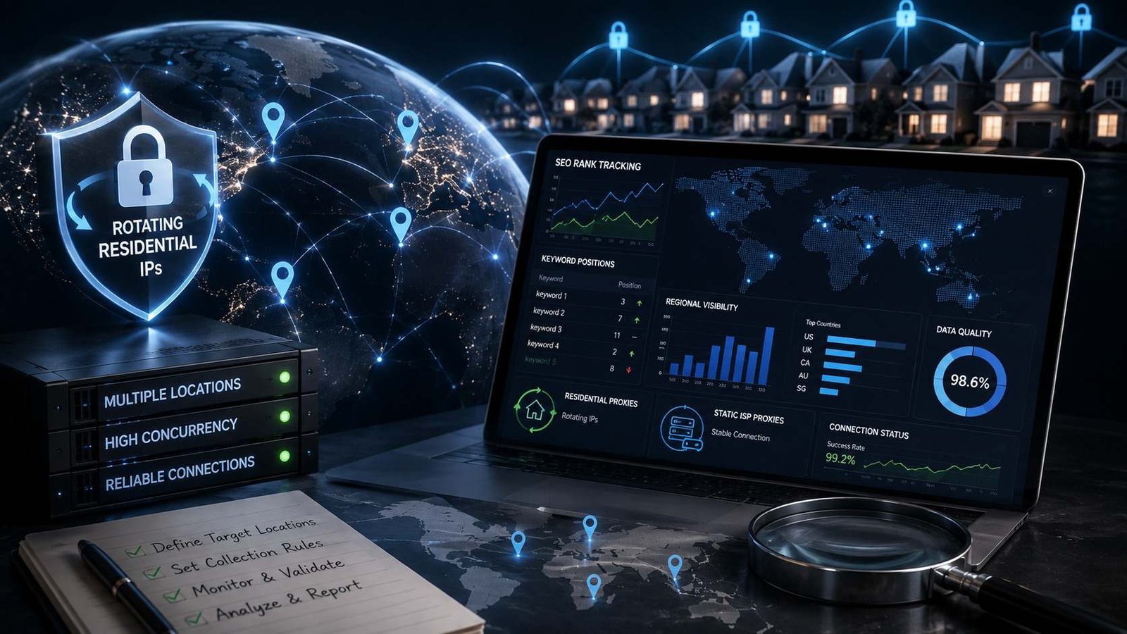 Residential Proxy Service for SEO When Rotating IPs Actually Help