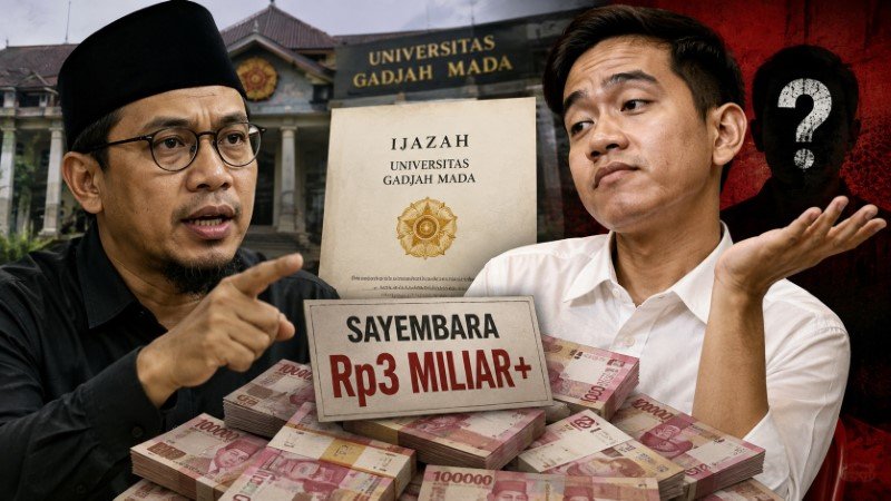 Sayembara Ijazah Gibran Tembus Rp3 Miliar Lebih, Gus Nur Sentil Ucapan Congkak Termul Kalau Cuma Segitu Buat Apa
