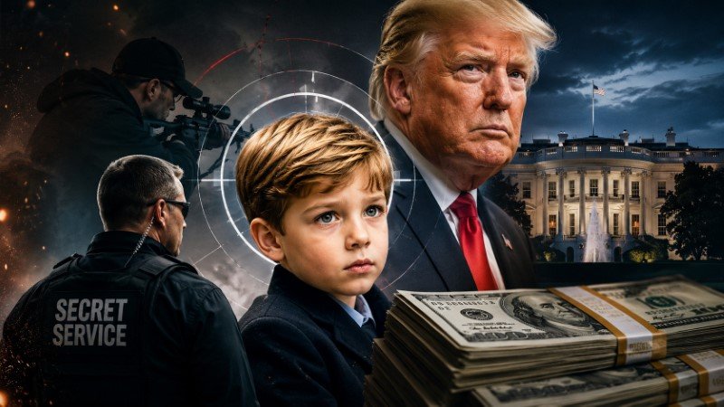 Secret Service Bongkar Fakta Mengejutkan Nyawa Anak Bungsu Donald Trump Dihargai Rp156 Miliar oleh Negara Ini!