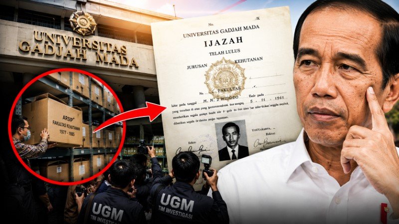 Semakin Terang? UGM Akhirnya Buka-Bukaan Beberkan Lokasi Pasti Penemuan Ijazah Jokowi