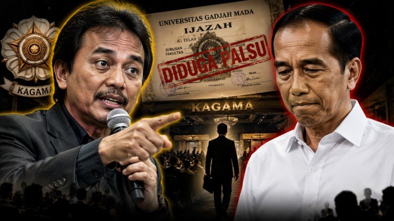 Sentilan Menohok Roy Suryo Jokowi Sengaja Tak Hadir di KAGAMA Gegara Ijazahnya Tak Asli!