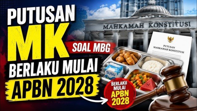 Skandal Busuk Terbongkar! Bau Anyir Putusan MK Soal MBG Diduga Sengaja Ulur Waktu Agar SPPG Balik Modal