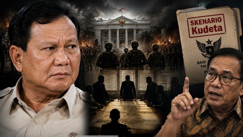 Skenario Kudeta Prabowo Terbongkar! Mantan Petinggi BAIS Beberkan Analisis Maut Soal Titik Rawan Pasca Demo Agustus