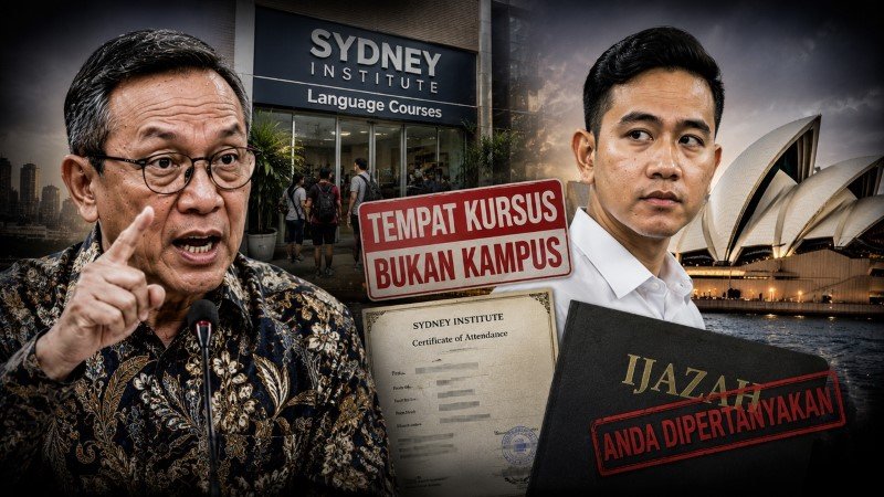 Status Sekolah Gibran di Sydney Dibongkar Habis, Eks Pejabat OJK Heran Setengah Mati Di Sana Tempat Kursus, Bukan Kampus!