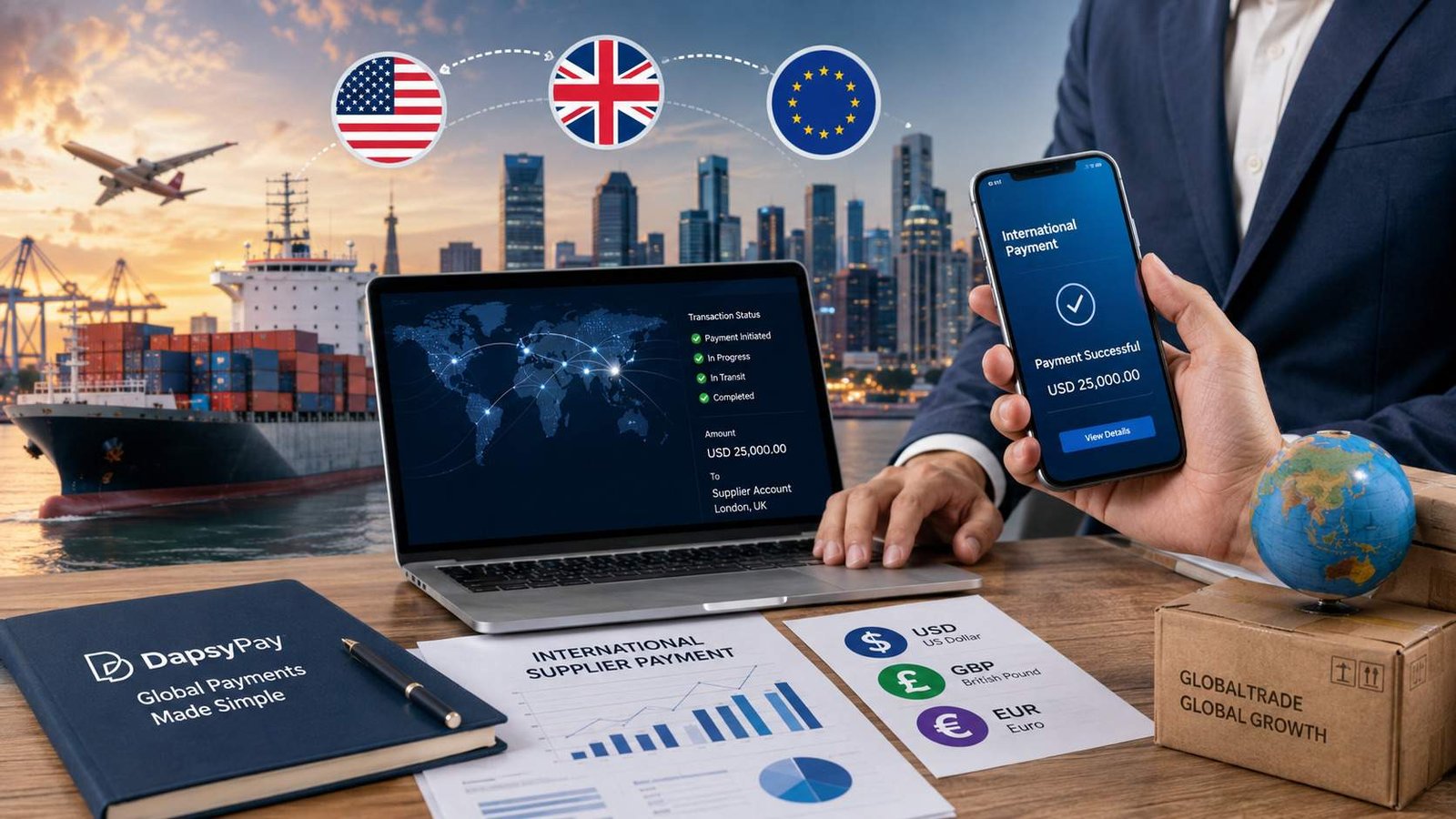 Streamlining Global Trade How Indonesian Businesses Can Seamlessly Pay Suppliers in the US, UK, and Europe