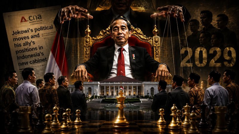 TERBONGKAR! Ambisi Kekuasaan Jokowi Tak Pernah Pensiun Laporan CNA Ungkap Manuver Jokowi Menuju 2029, Isu Geng Solo, dan Dinamika Kabinet