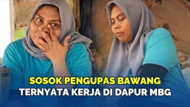 TERKUAK! Sosok Susanah Buruh Kupas Bawang Yang Disebut Prabowo Digaji Rp 700 Ribu, Ternyata Bekerja di Dapur MBG