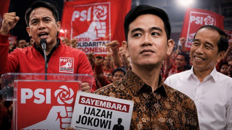 Tak Peduli Sayembara Ijazah, PSI Bela Anak Sulung Jokowi: Mas Gibran Sudah Sangat Pantas Jadi Presiden RI!