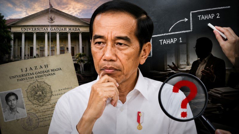 Teka-Teki Keaslian Ijazah! UGM Sebut Jokowi Lulus Dua Tahap Sarjana, Maksudnya